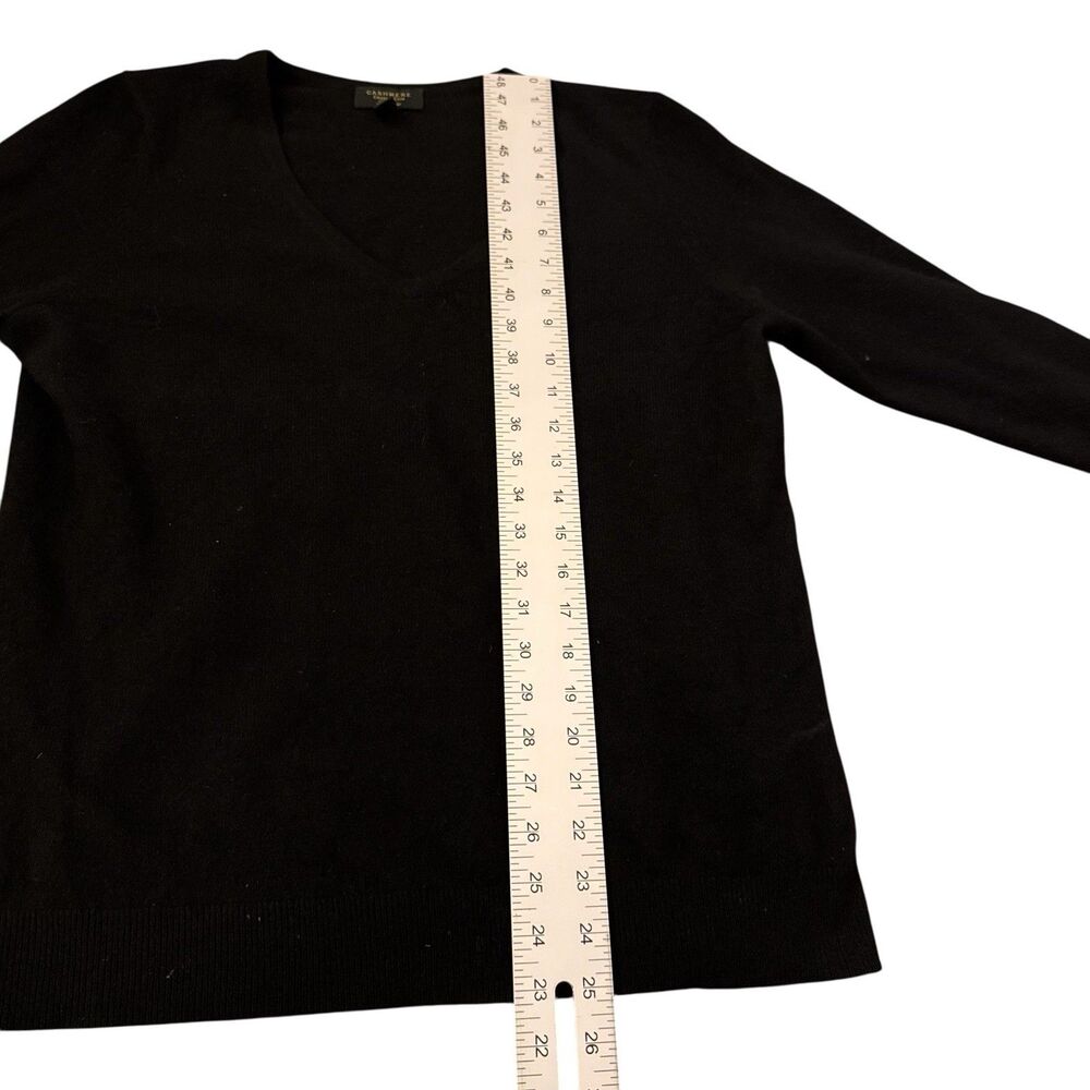 CHARTER CLUB Luxury 100% CASHMERE Women’s  v-Neck‎ Turtleneck Preppy Classy XL - Picture 6 of 12